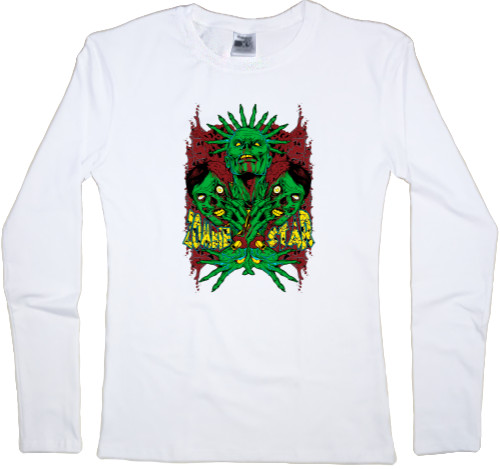 Women's Longsleeve Shirt - Zombie Star - Mfest