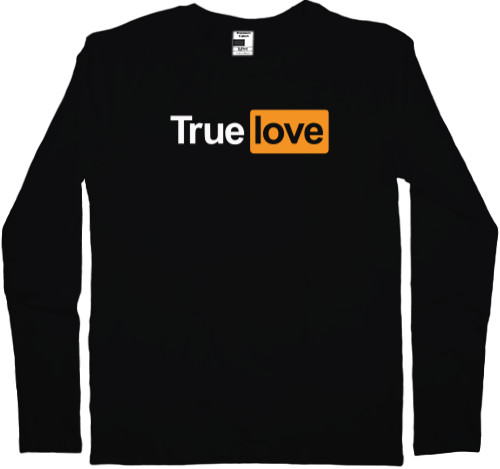 Men's Longsleeve Shirt - True love - Mfest