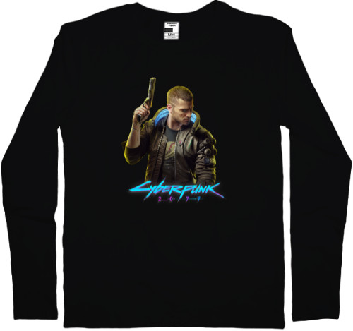 Men's Longsleeve Shirt - Cyber hero 2 - Mfest