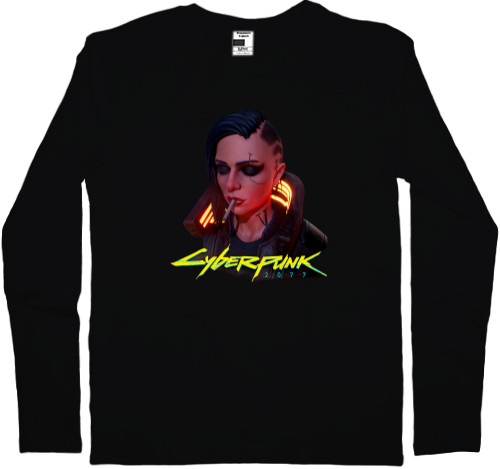 Kids' Longsleeve Shirt - Cyberpunk girl 2 - Mfest