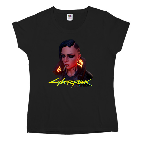 Women's T-shirt Fruit of the loom - Cyberpunk girl 2 - Mfest