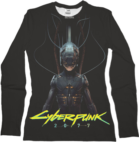 Women's Longsleeve Shirt 3D - Cyber full - Mfest