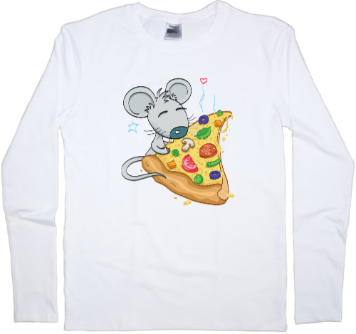 Kids' Longsleeve Shirt - Family pizza 2 - Mfest