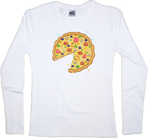 Women's Longsleeve Shirt - Family pizza 1 - Mfest