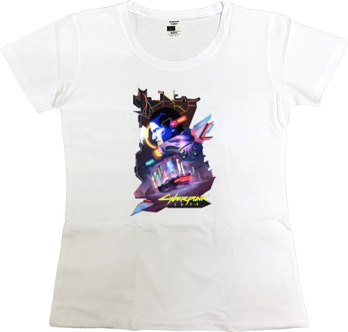 Women's Premium T-Shirt - Cyberpunk 2 - Mfest