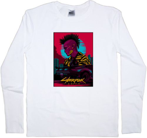 Men's Longsleeve Shirt - Cyberpunk art - Mfest