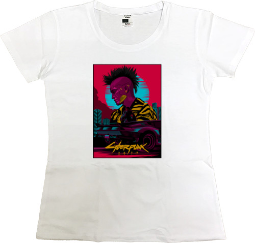 Women's Premium T-Shirt - Cyberpunk art - Mfest