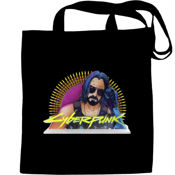 Tote Bag - Киану Ривз Cyberpunk - Mfest