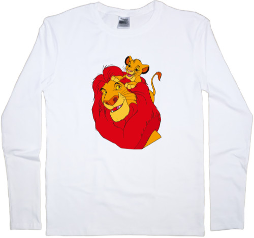 Men's Longsleeve Shirt - Family Король Лев папа - Mfest