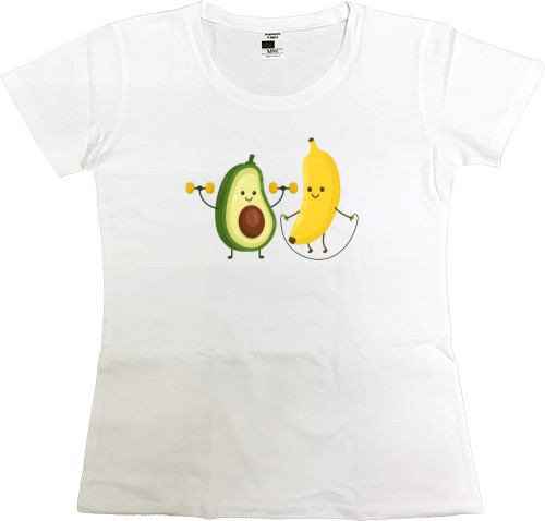 Women's Premium T-Shirt - Avocado sport - Mfest