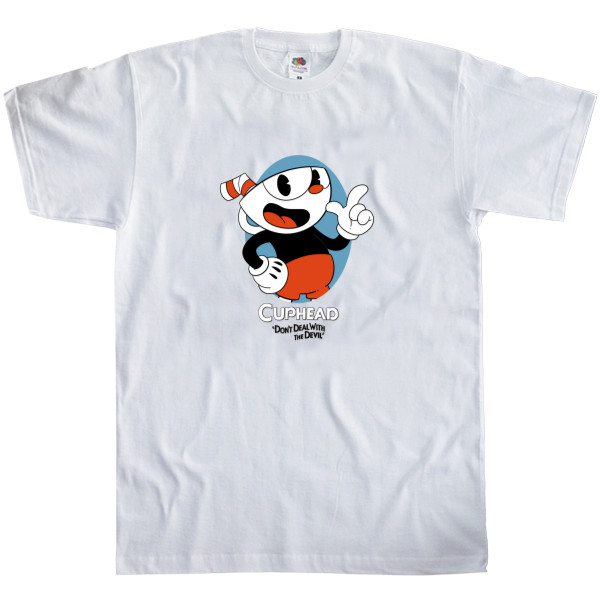 Men's T-Shirt Fruit of the loom - CupHead (1) - Mfest