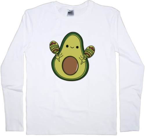 Men's Longsleeve Shirt - Avocado Mexican - Mfest