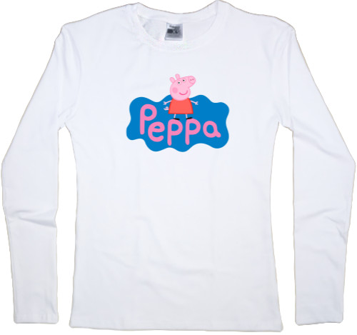 Women's Longsleeve Shirt - Свинка Пеппа 1 - Mfest