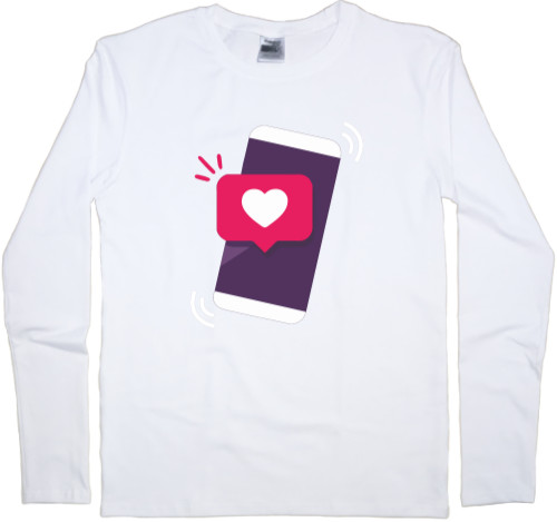 Men's Longsleeve Shirt - Phone Like - Mfest