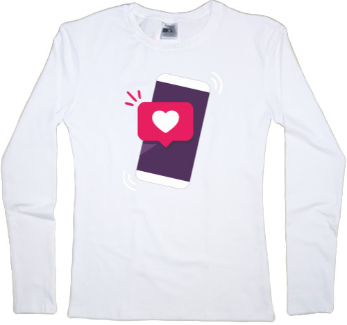 Women's Longsleeve Shirt - Phone Like - Mfest