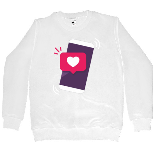 Men’s Premium Sweatshirt - Phone Like - Mfest