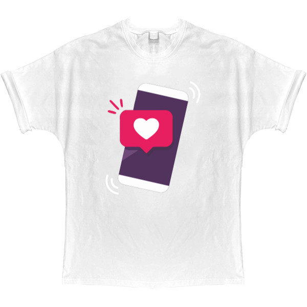 T-shirt Oversize - Phone Like - Mfest