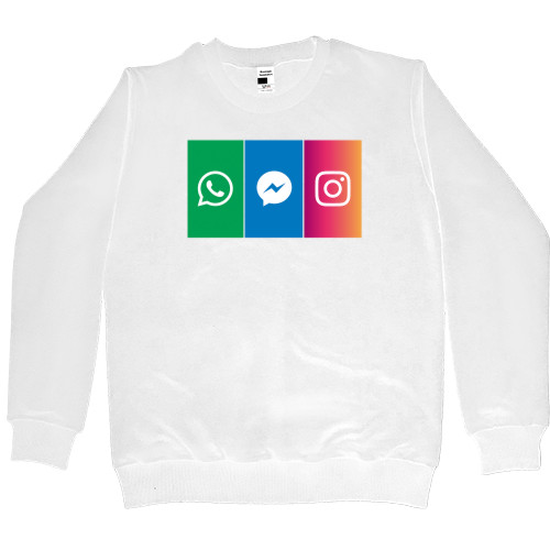 Women's Premium Sweatshirt - Social networks - Mfest