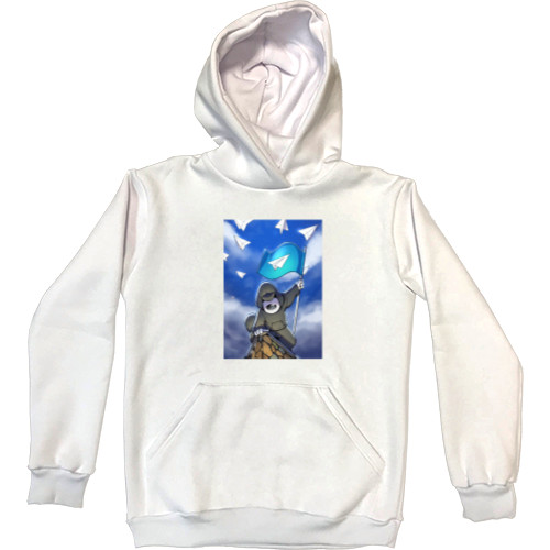 Kids' Premium Hoodie - Telegram hero - Mfest