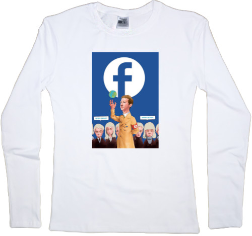 Women's Longsleeve Shirt - Facebook Mark Zuckerberg - Mfest