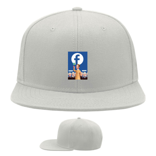 Snapback Baseball Cap - Facebook Mark Zuckerberg - Mfest