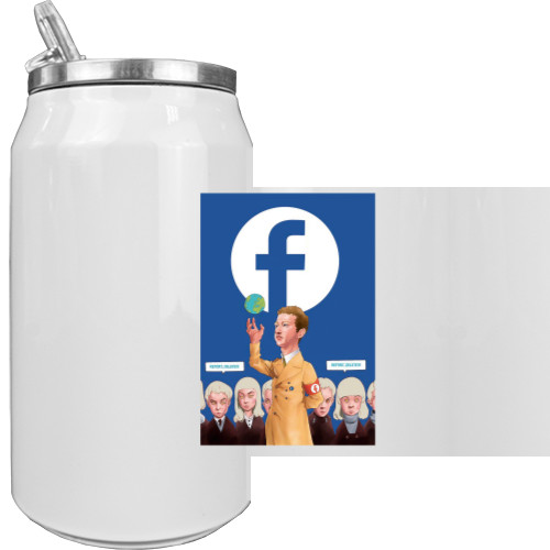 Aluminum Can - Facebook Mark Zuckerberg - Mfest