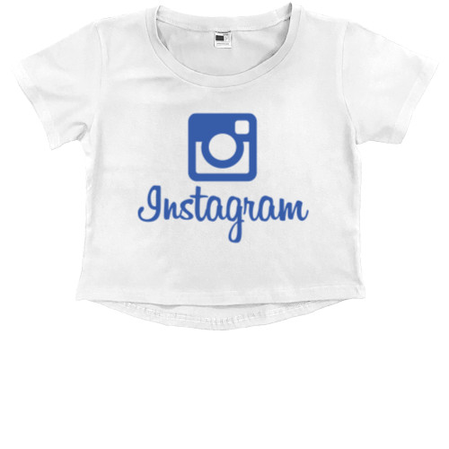 Kids' Premium Cropped T-Shirt - Instagram 2 - Mfest