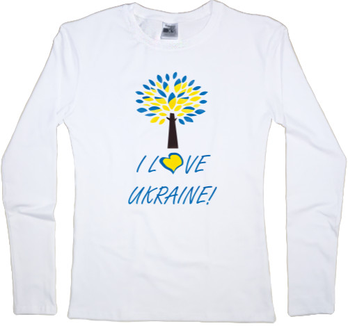 Women's Longsleeve Shirt - Украина 1 - Mfest