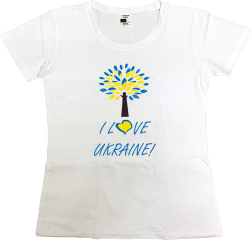 Women's Premium T-Shirt - Украина 1 - Mfest