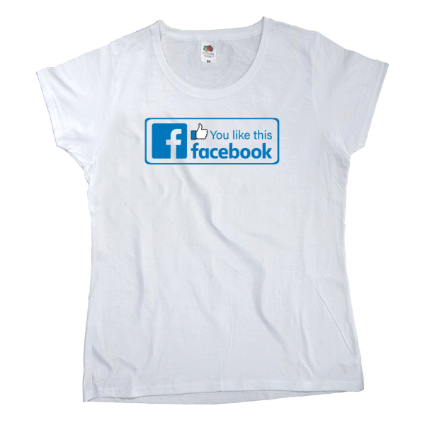 Women's T-shirt Fruit of the loom - Facebook 6 - Mfest