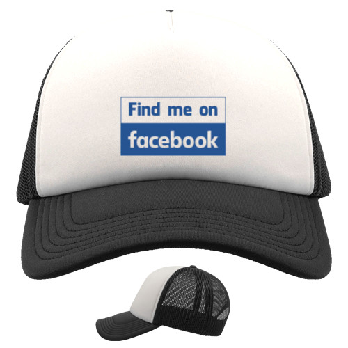 Kids' Trucker Cap - Facebook 8 - Mfest