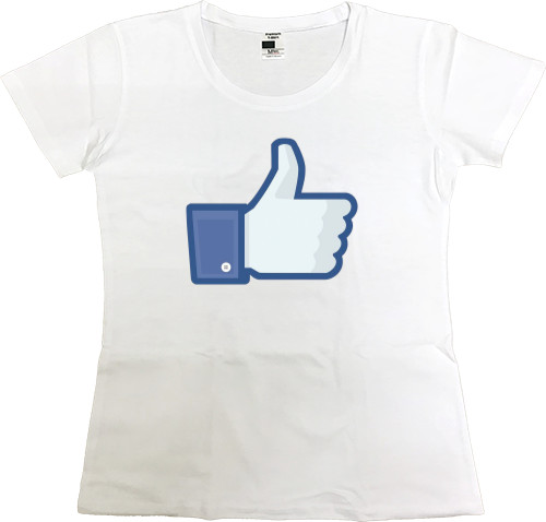 Women's Premium T-Shirt - Facebook Like - Mfest