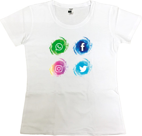 Women's Premium T-Shirt - Apps 1 - Mfest