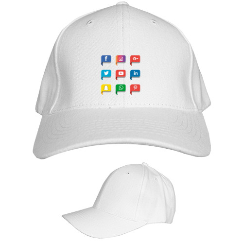 Kids' Baseball Cap 6-panel - Apps - Mfest