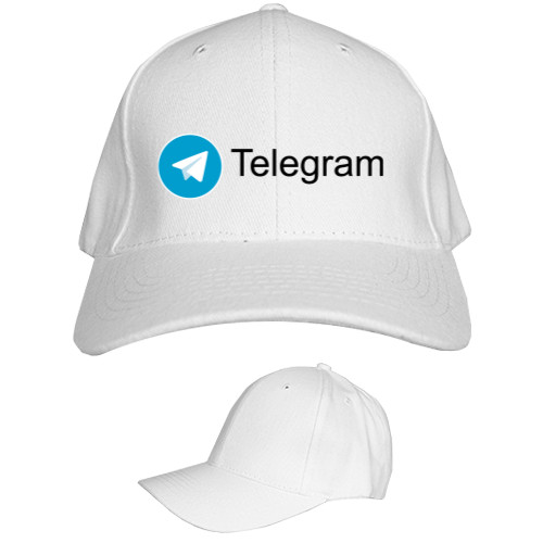 Kids' Baseball Cap 6-panel - Telegram 2 - Mfest