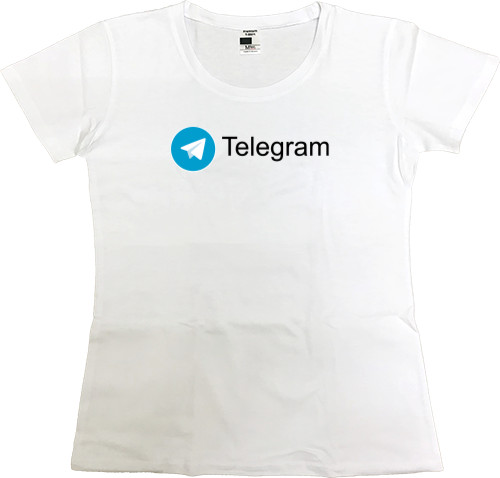 Women's Premium T-Shirt - Telegram 2 - Mfest