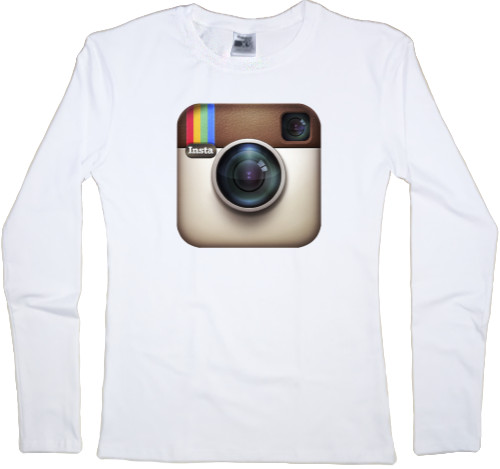 Women's Longsleeve Shirt - Instagram Polaroid - Mfest