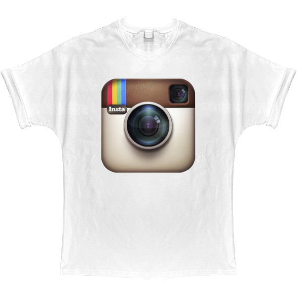 T-shirt Oversize - Instagram Polaroid - Mfest