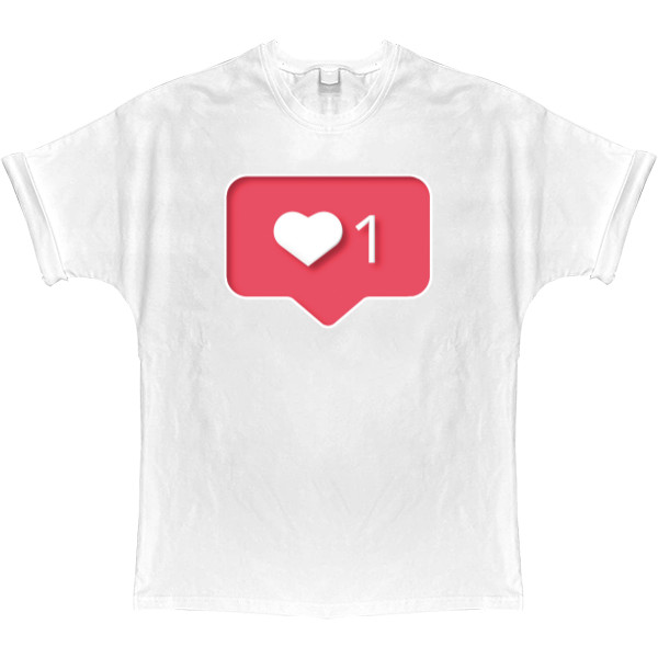 T-shirt Oversize - Instagram Like - Mfest