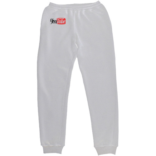 Kids' Sweatpants - Youtube coursive - Mfest