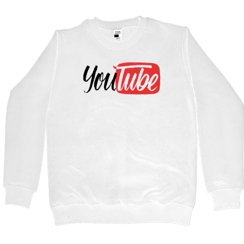 Women's Premium Sweatshirt - Youtube coursive - Mfest