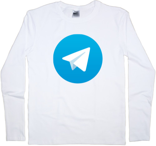 Футболка з Довгим Рукавом Дитяча - Telegram - Mfest