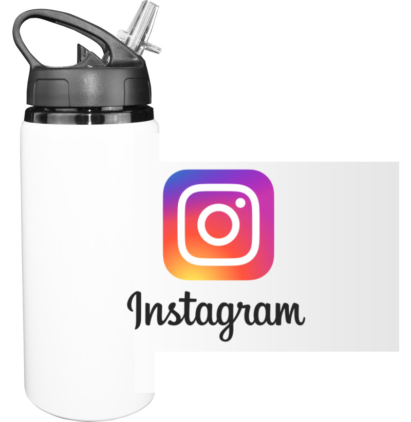 Sport Water Bottle - Instagram logo - Mfest