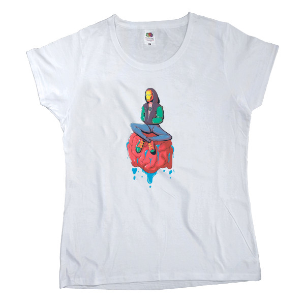 Women's T-shirt Fruit of the loom - Железный человек - Mfest