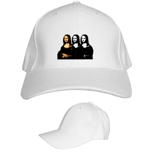 Kids' Baseball Cap 6-panel - Мона лиза - Mfest