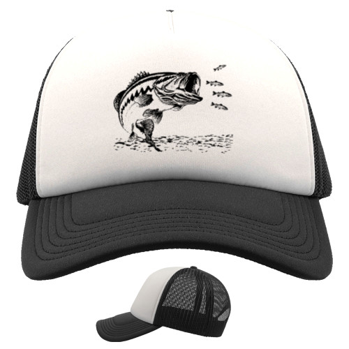 Trucker Cap - Bass fishing - Mfest