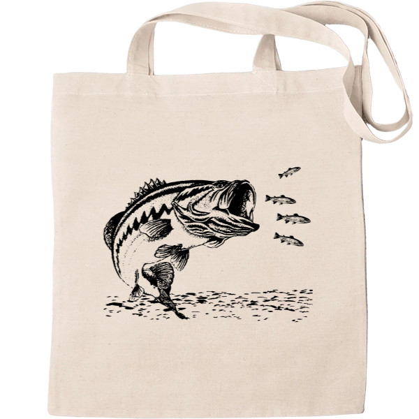 Tote Bag - Bass fishing - Mfest