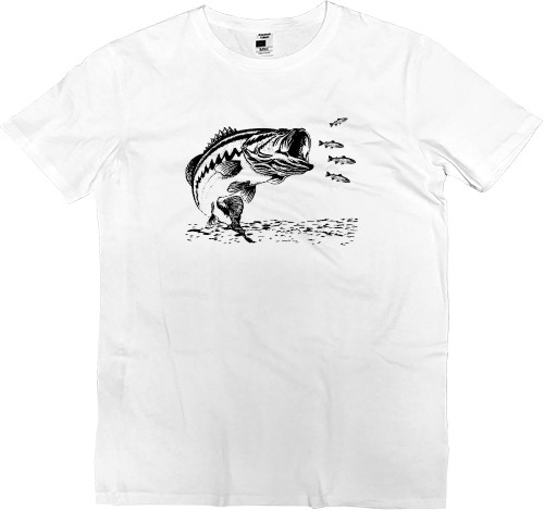 Men’s Premium T-Shirt - Bass fishing - Mfest