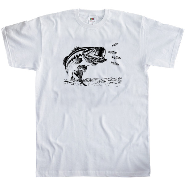 Kids' T-Shirt Fruit of the loom - Bass fishing - Mfest