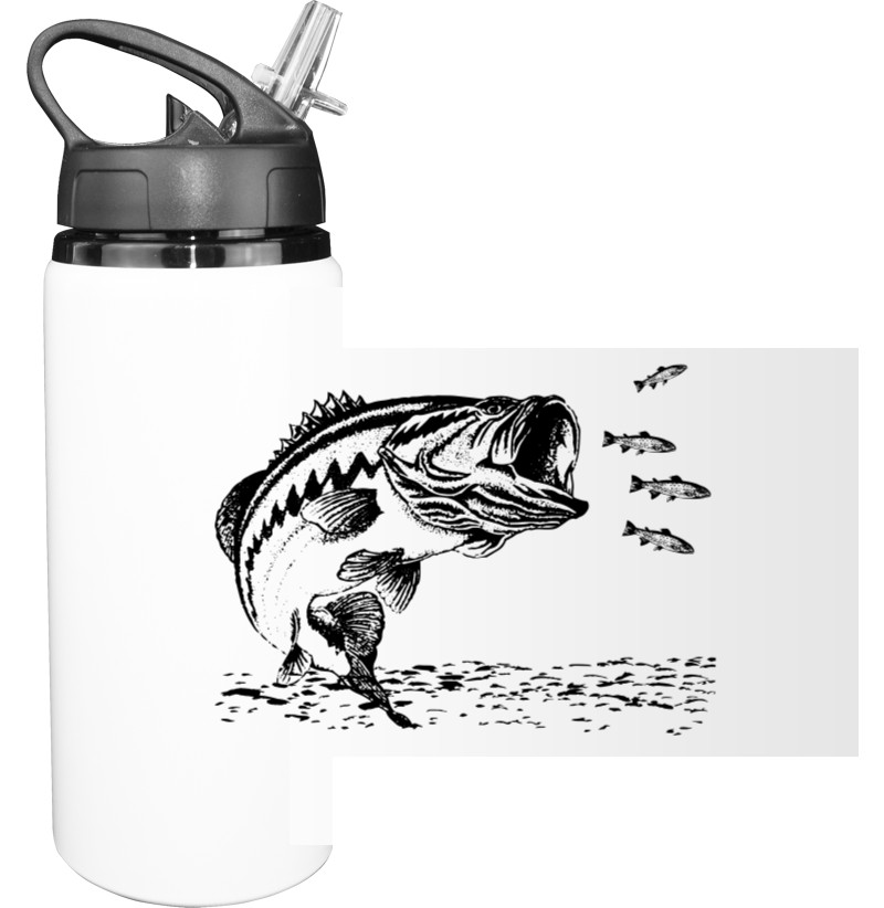 Sport Water Bottle - Bass fishing - Mfest